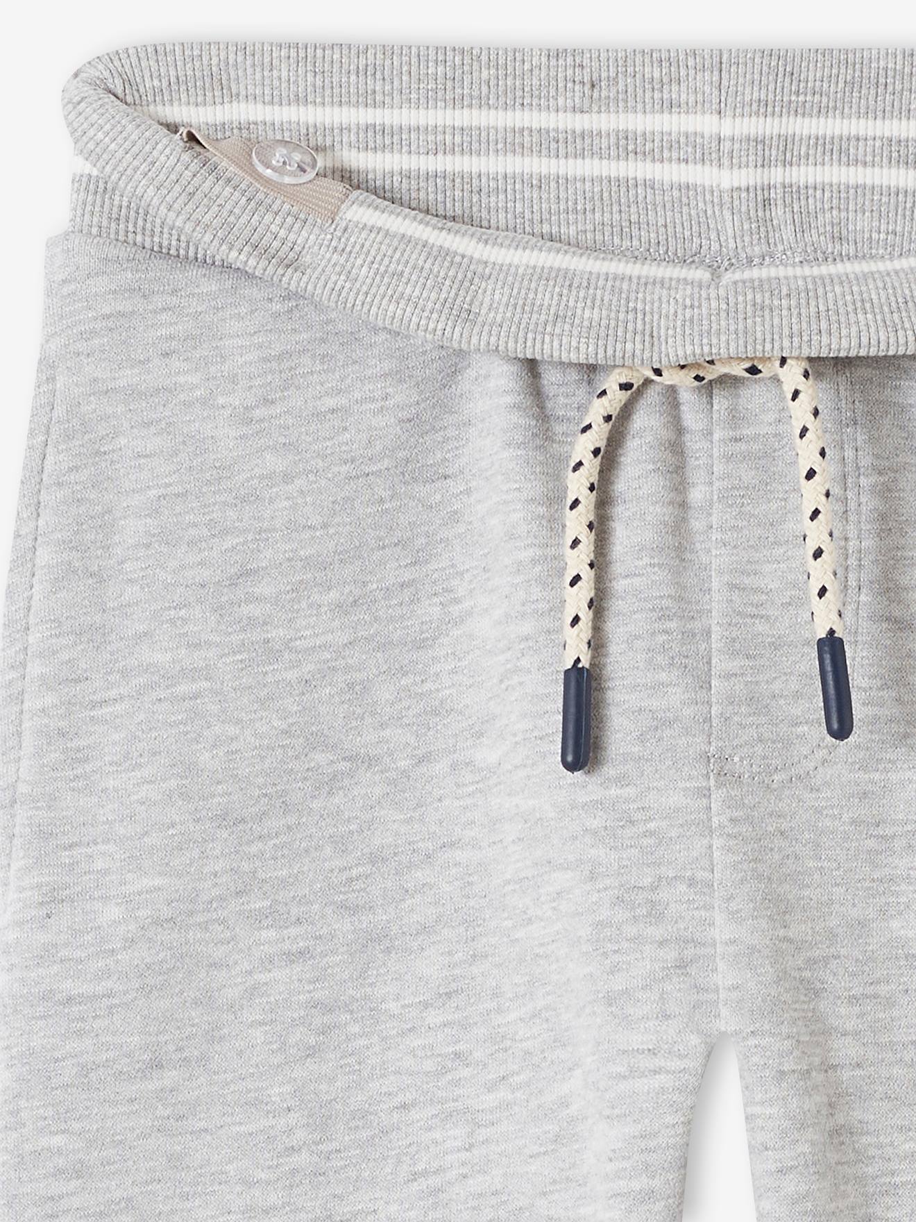 Pantalon jogging sport en molleton garçon. bleu électrique