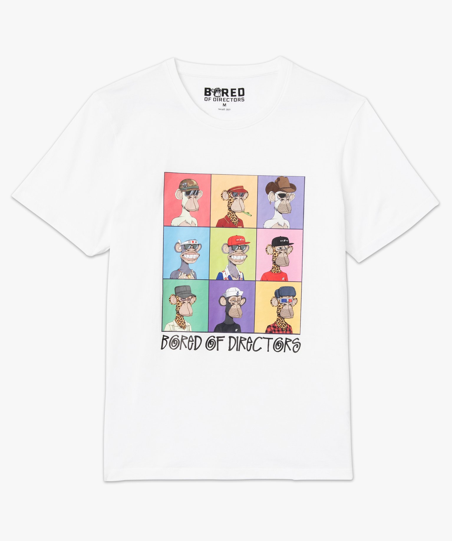 Tee-shirt homme imprimé à manches courtes - Bored of Direc... blanc | GEMO