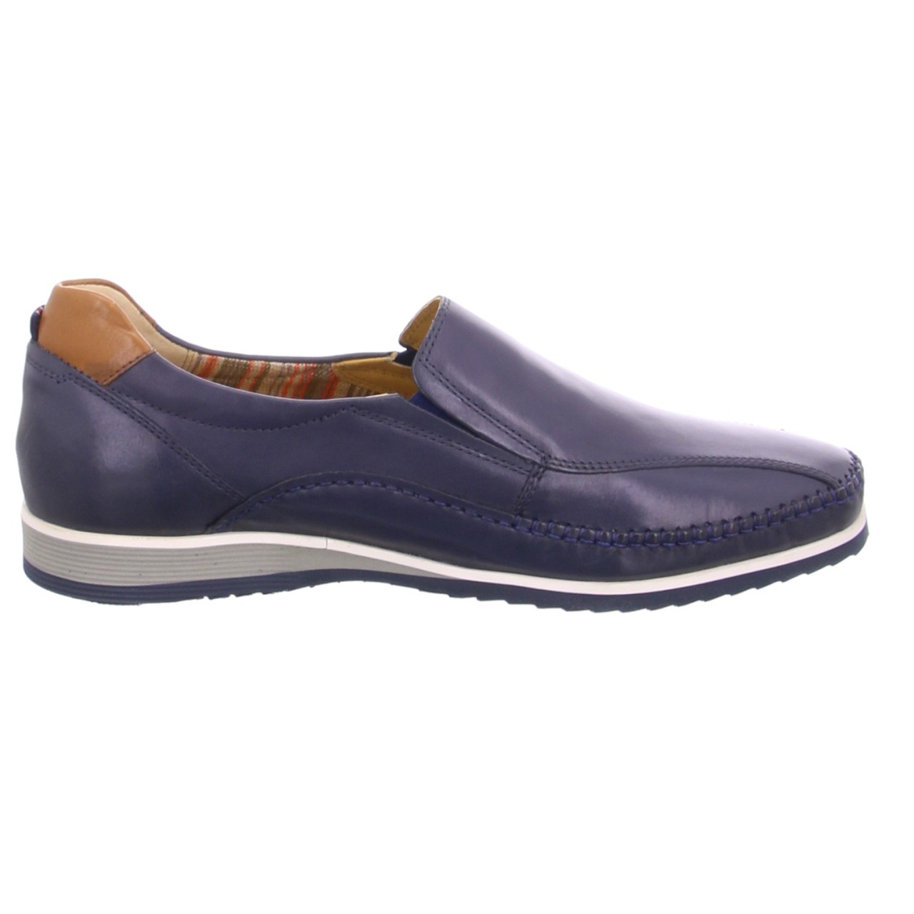 SIOUX Sportliche Slipper blau
