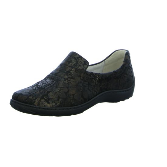 WALDLÄUFER Sportliche Slipper schwarz Henni