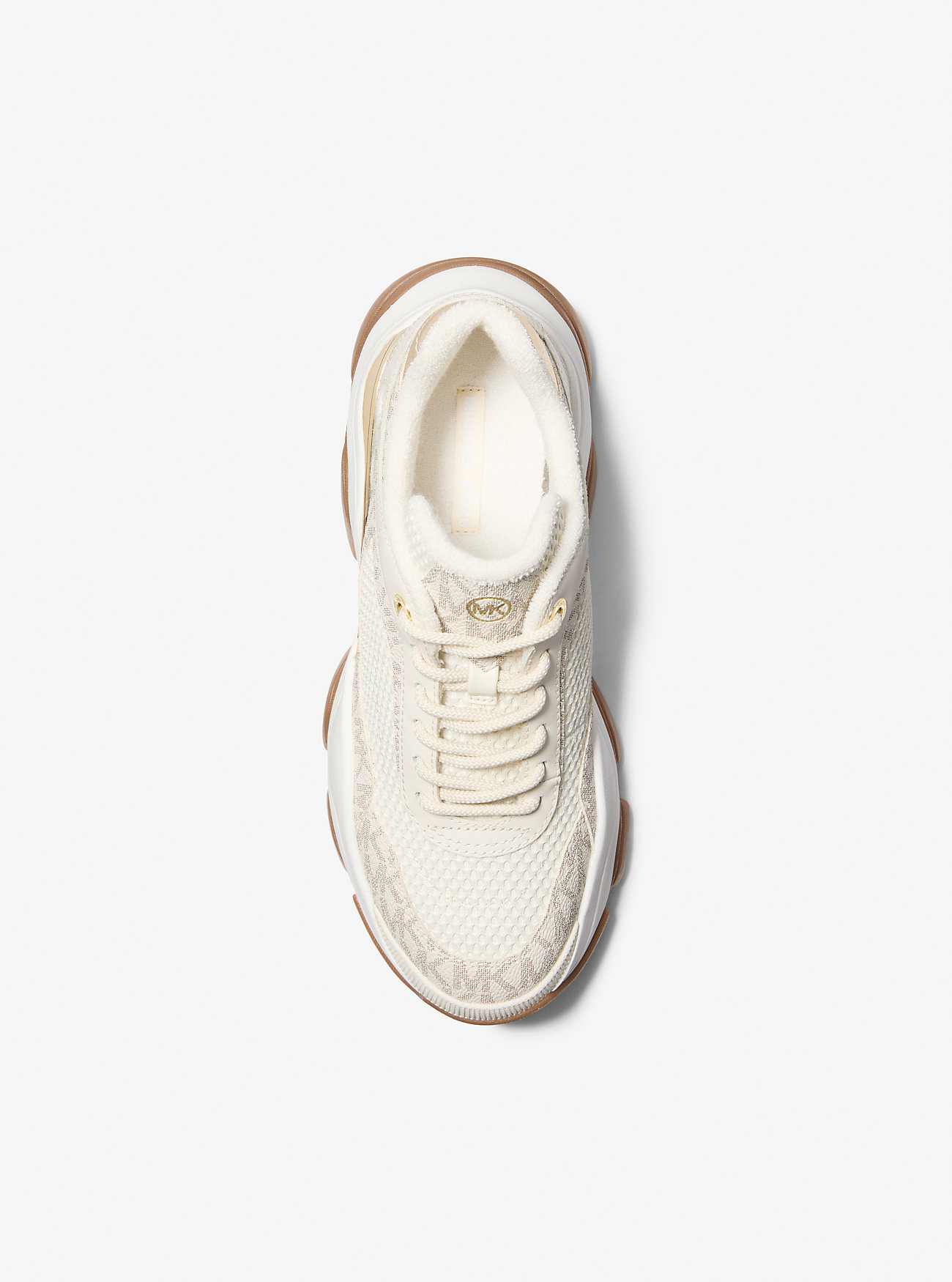 Scarpe da ginnastica Atlas Signature Logo e Mesh - VAN/CREAM