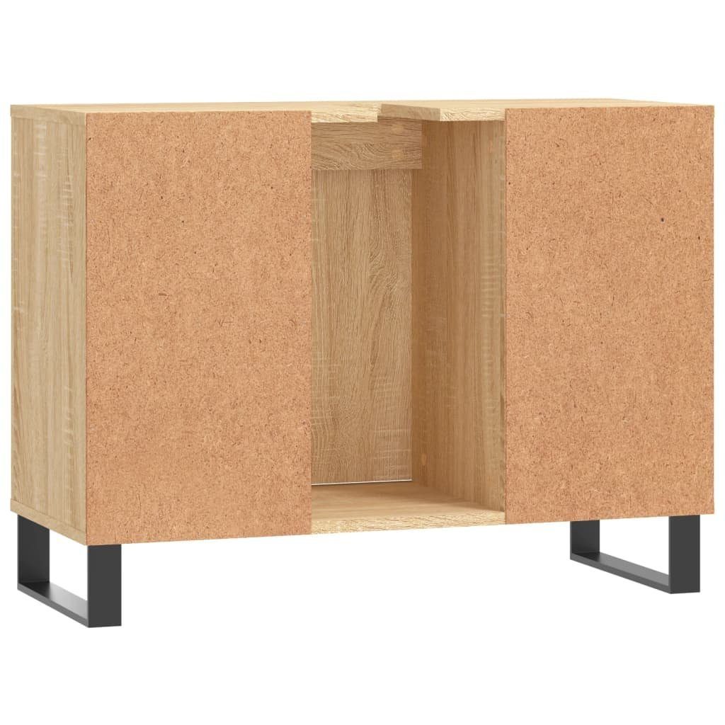 vidaXL Badezimmerspiegelschrank Badschrank Sonoma-Eiche 80x33x60 cm Holzwerkstoff (1-St)