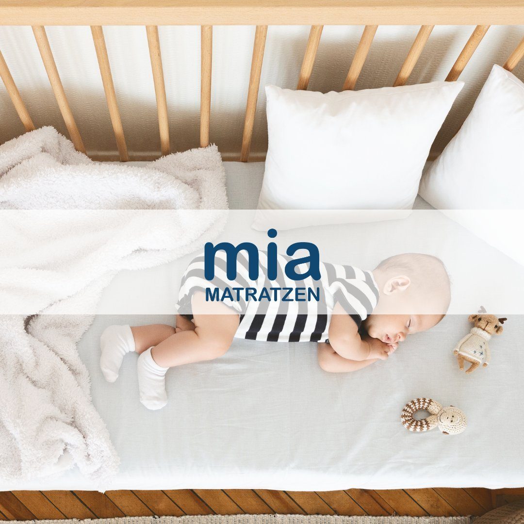 Babymatratze Gold 60x120 cm, mia Matratzen, (Set, 2-tlg), Nachhaltig, Made in Germany, gesunder Schlaf, Babys- und Kinder, Babybett, Kinderzimmer