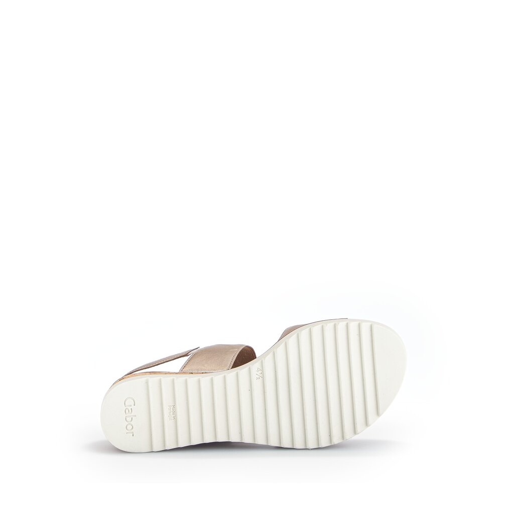 Gabor comfort Keilsandalette gold