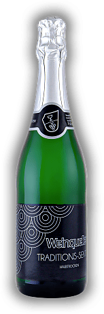Weinquelle Traditions-Sekt Halbtrocken Weinquelle Traditions-Sekt Halbtrocken Unsere halbtrockene Hausmarke - süffig und elegant. 0,75	 Liter - Vol 11%