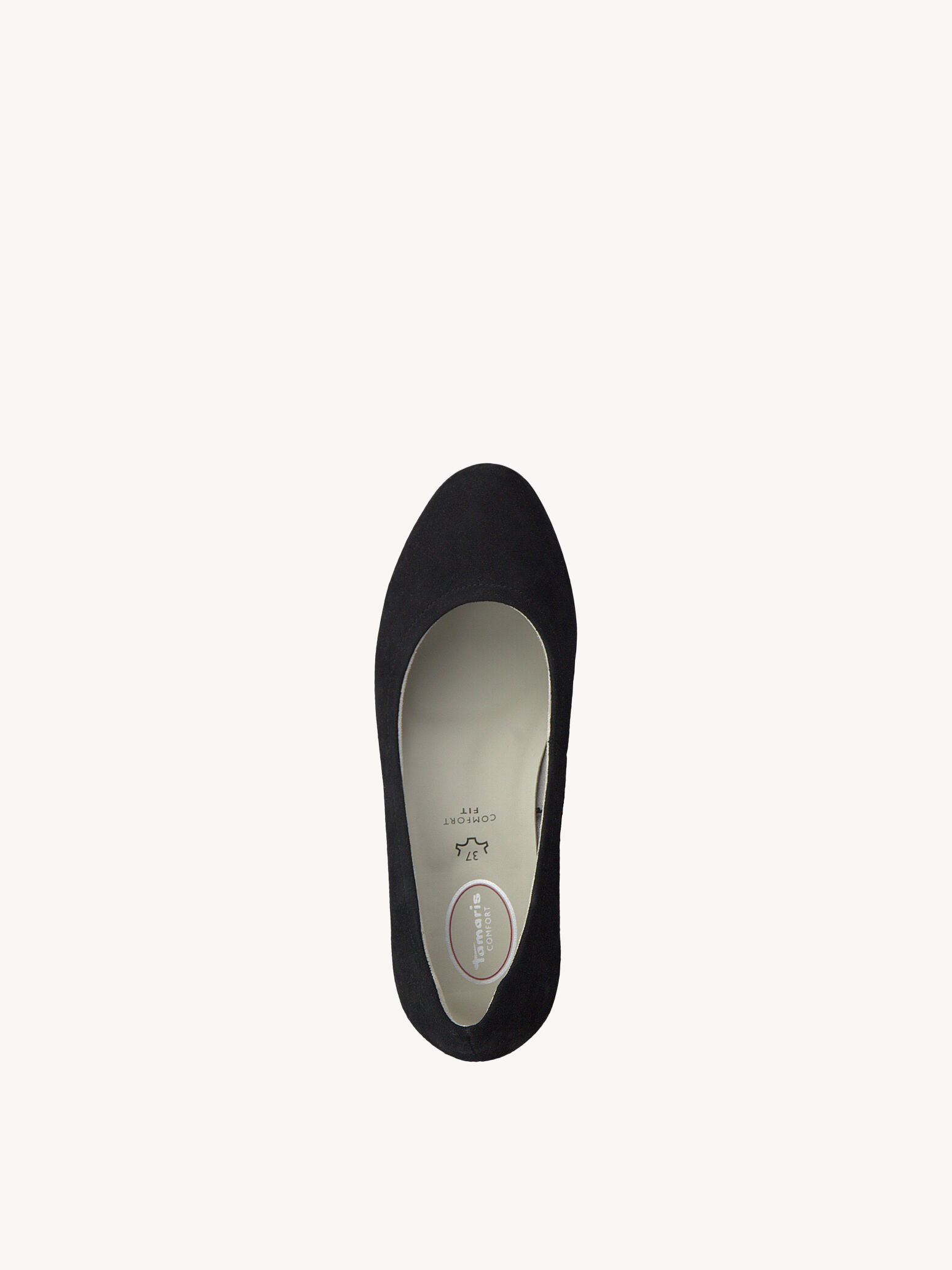 Escarpin en cuir - noir