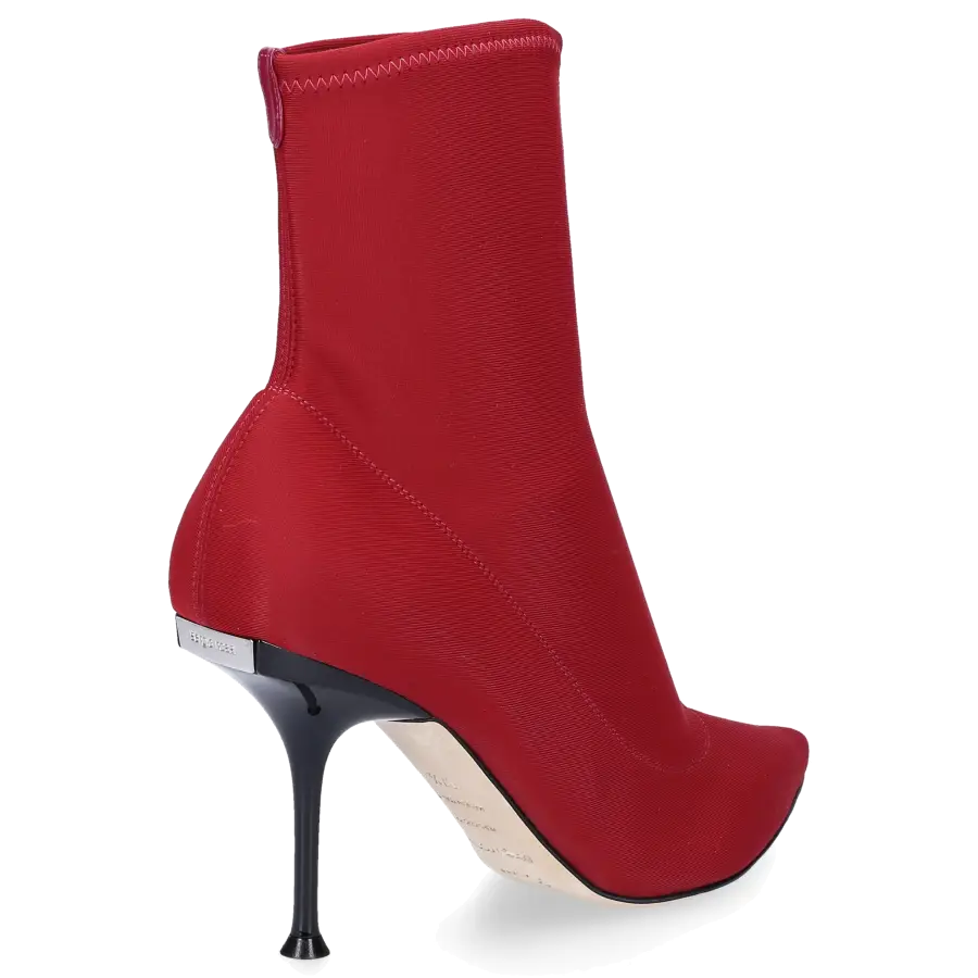 Sergio Rossi - Stiefeletten A81762 Elastan Polyamid rot - rot