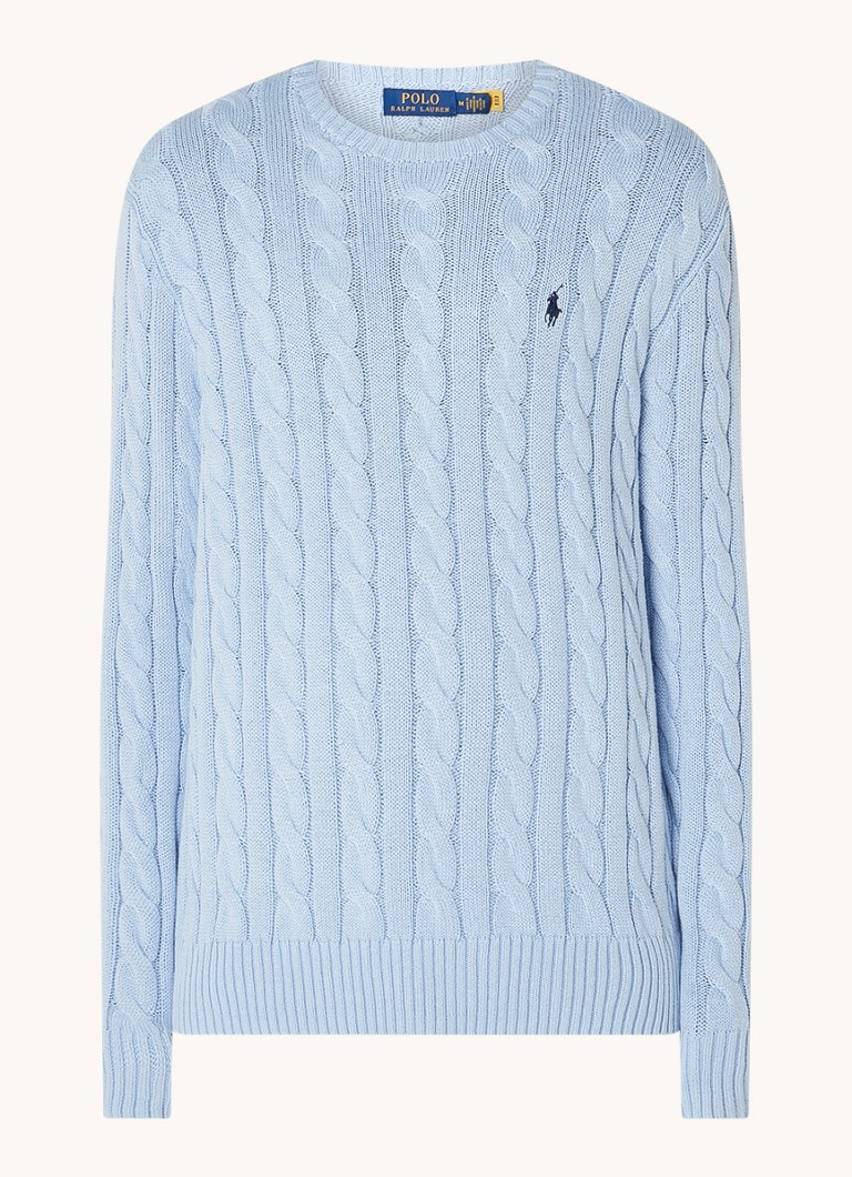 Ralph Lauren Cable-knit sweater with logo embroidery