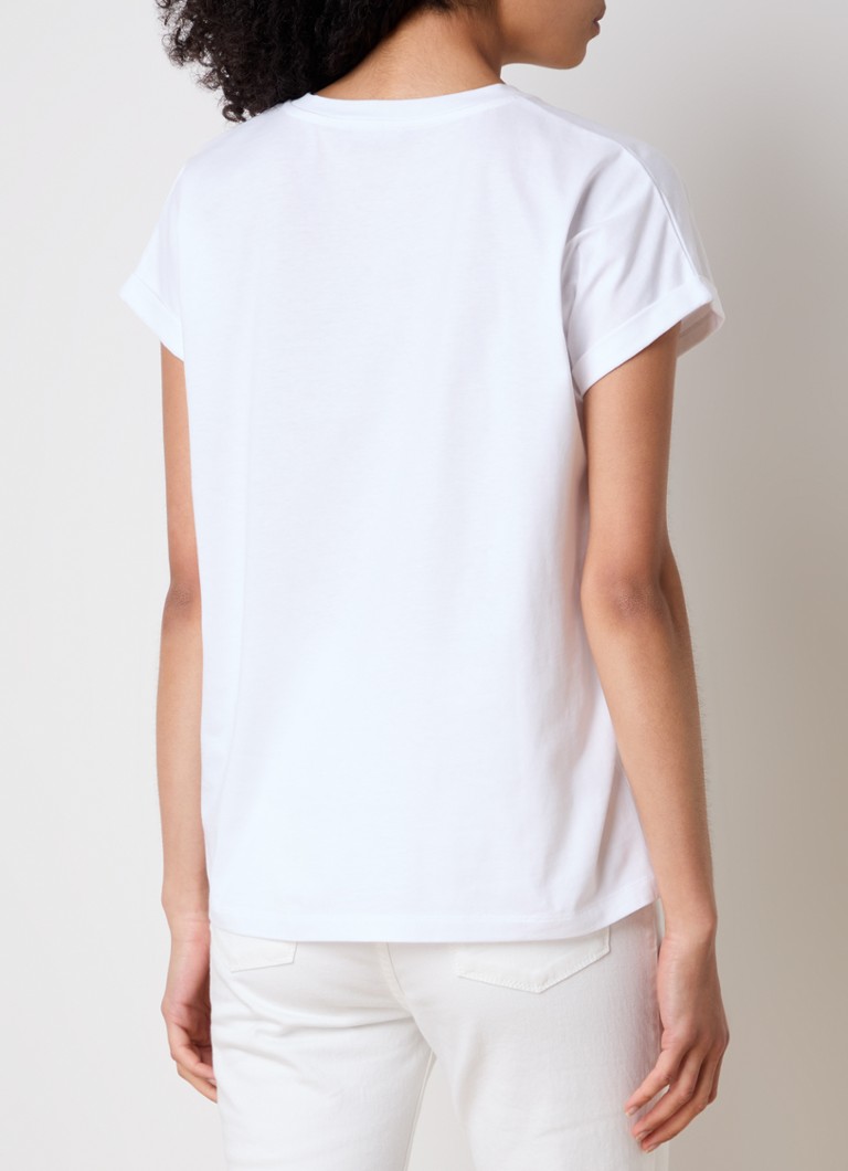 Balmain Flamingo T-shirt with logo print