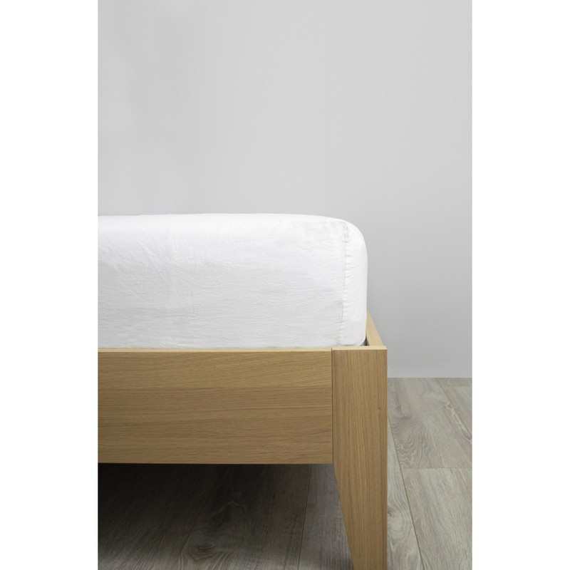 Drap housse Lin et Coton Bio 1 personne