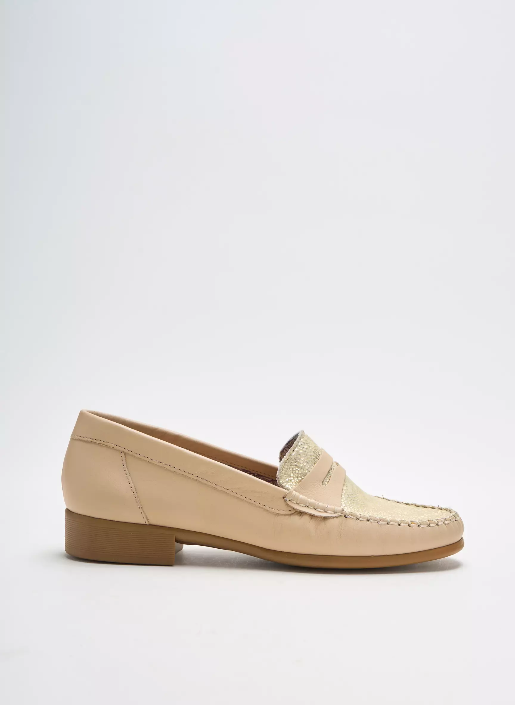 Artika Soft Mocassins Femme couleur beige