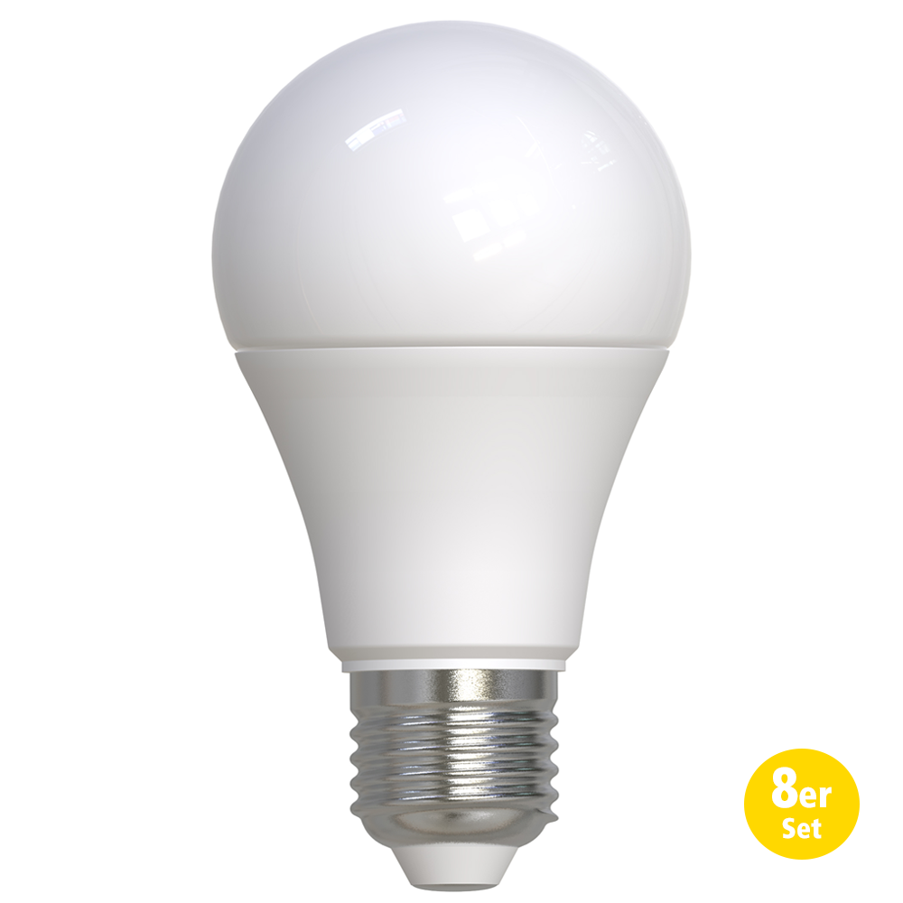 I-Glow LED- Leuchtmittel 8er Set Birne