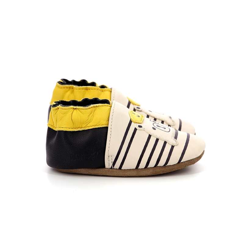Chaussons cuir tannage vegetal Naval Officer