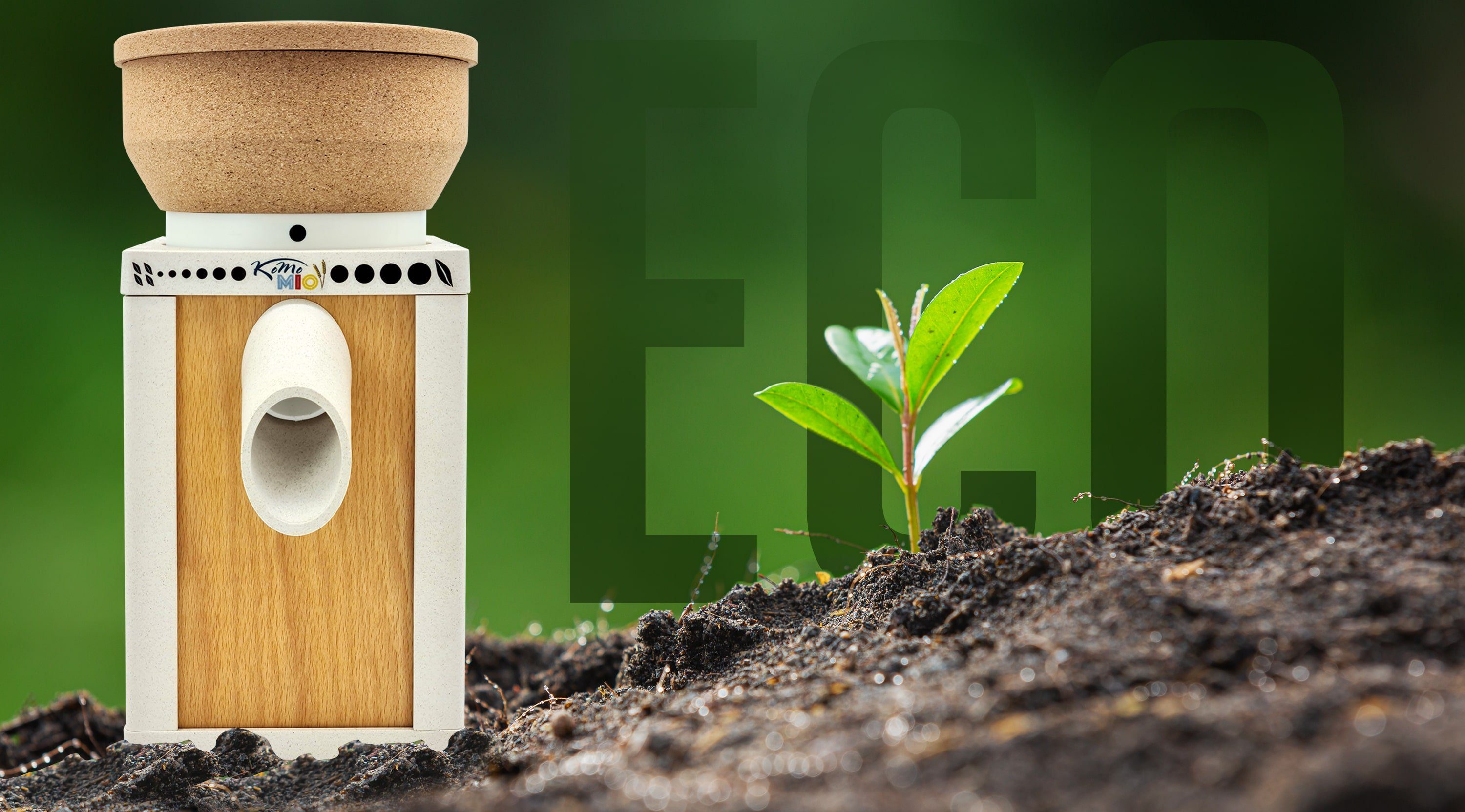 KoMo Getreidemühle Getreidemühle KoMo KOMOMIO ECO - Trichter als Kork elektrisch, (1 Stück), Kork-Trichter