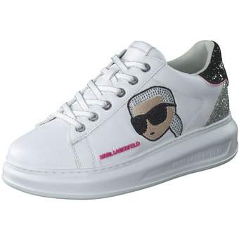Karl Lagerfeld Kapri KC Glimmer Lo Lace in weiß
