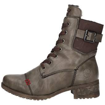 Rieker Schnürstiefelette in grün