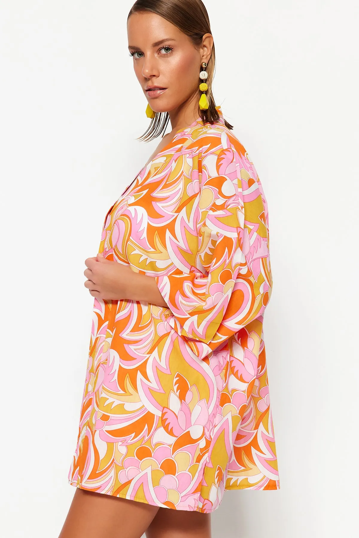Trendyol Collection  Kimono & Kaftan - Mehrfarbig - Regular Fit