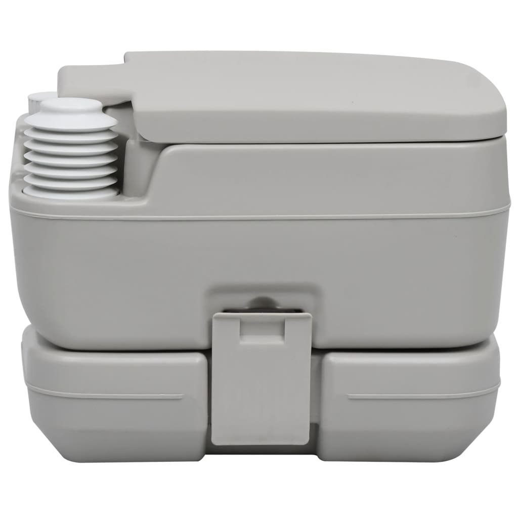 DOTMALL Campingtoilette Reisetoilette 10L,mit 10-Liter Fäkalientank, tragbar