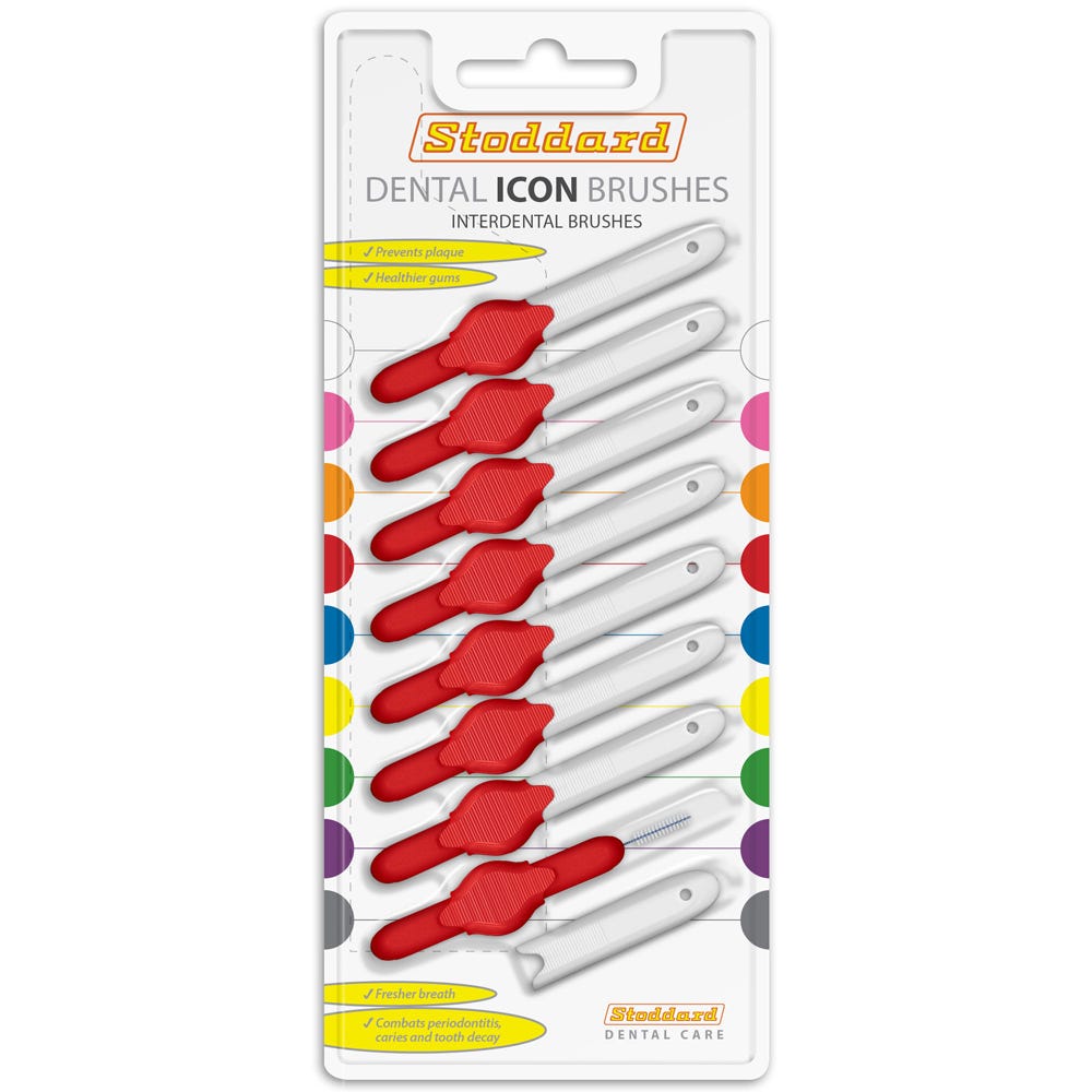 Prodent Interdentalbürste rot 0,9 mm 8 Stk.