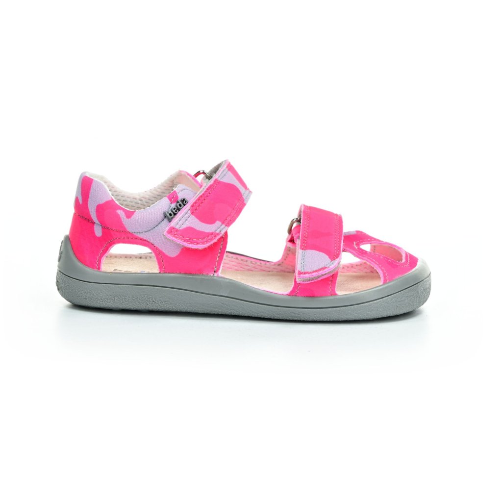 Beda Pink Military Barfußsandalen (BF 170050/SD/W/NP)
