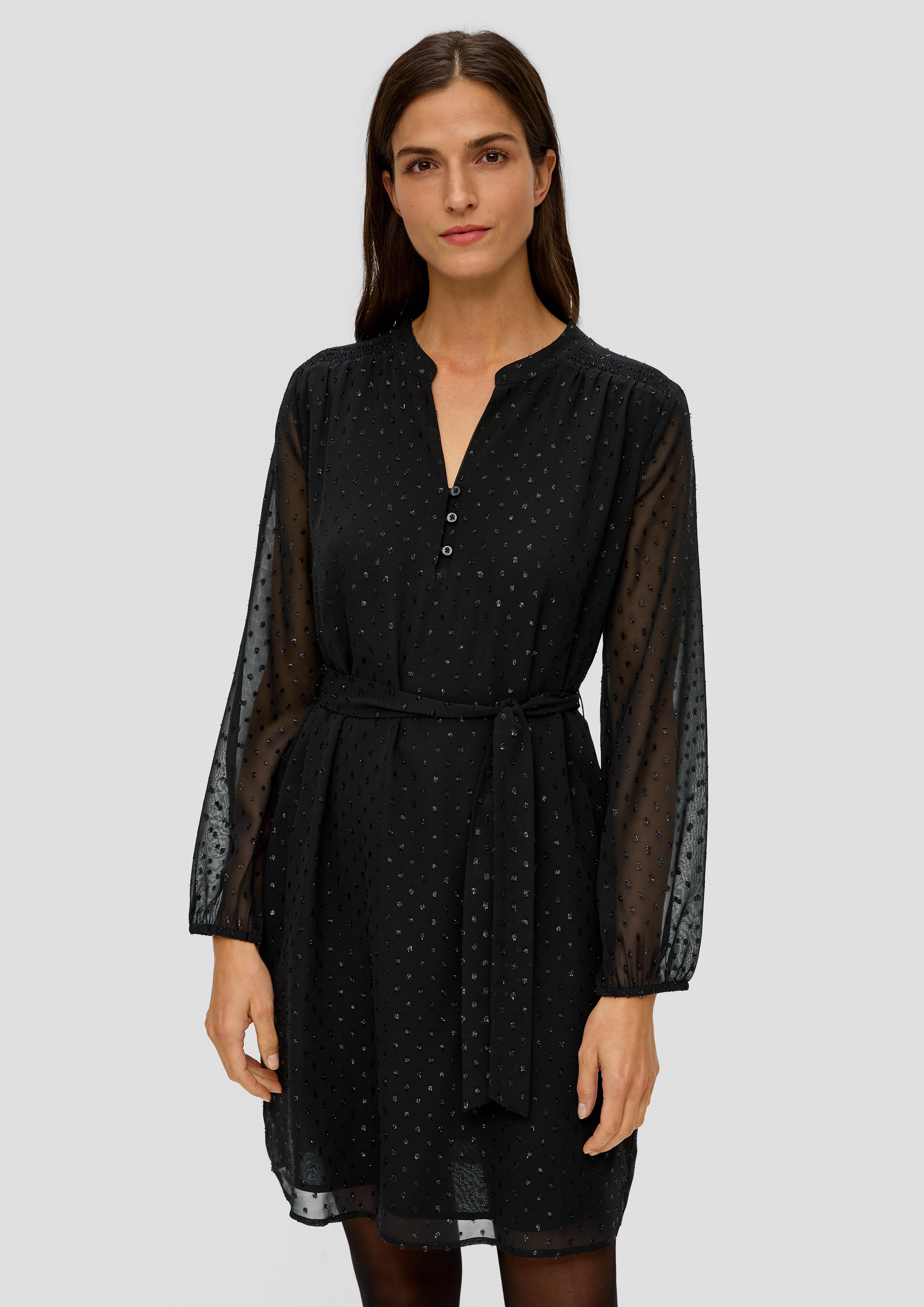 Kurzes Kleid aus Chiffon  2139212-9999