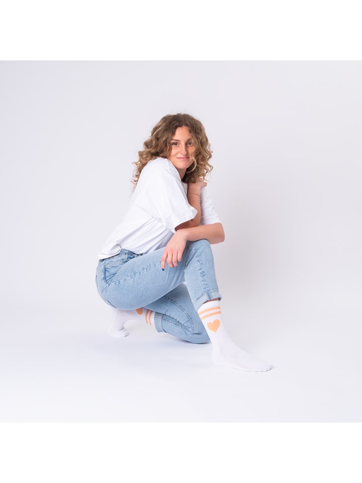Occulto 3er Pack Herz Tennis Socken Venus in Grün/Orange günstig kaufen