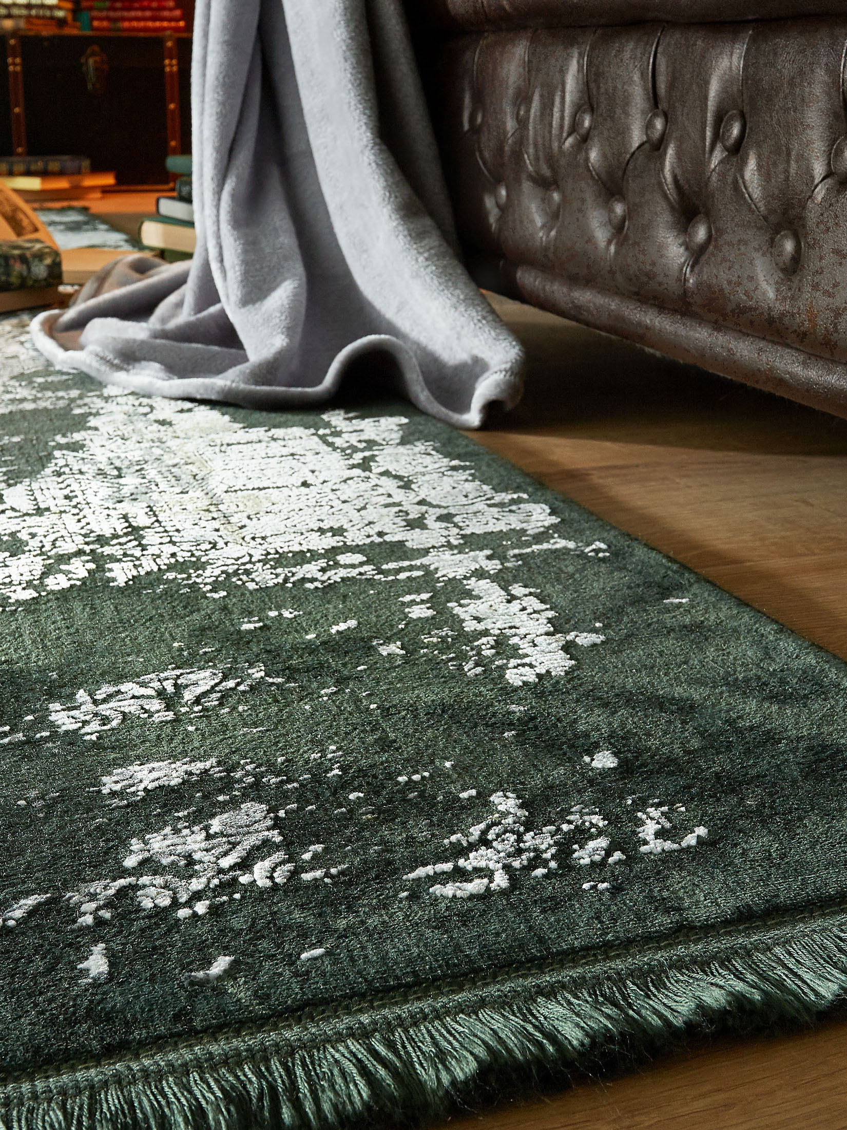 Giano Vintage-Teppich, Moosachat