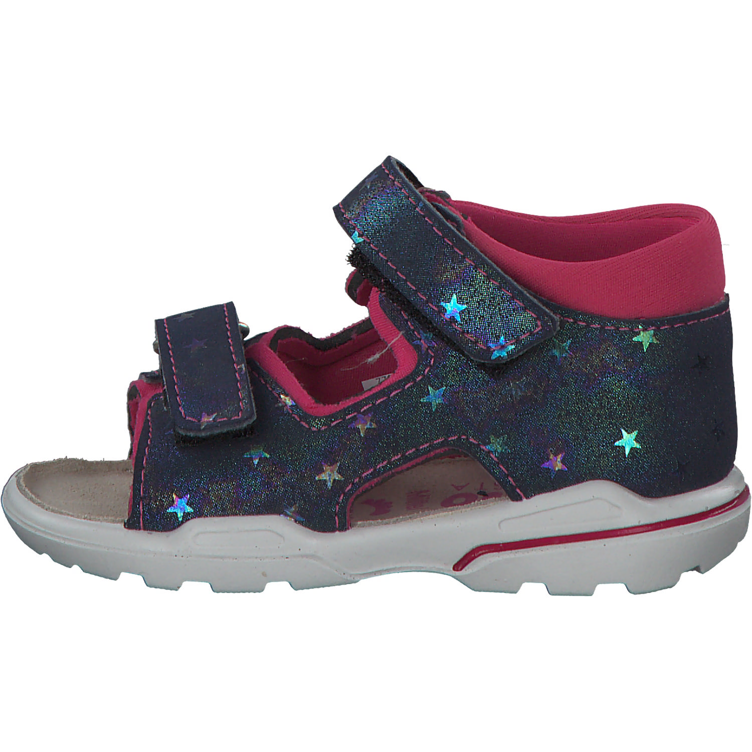 Ricosta Titu 3201702, Lauflernschuhe, Kinder, nautic/pink