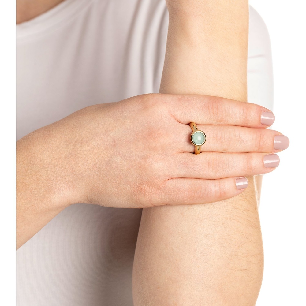 Leonardo Bague pour femme Acier inoxydable turquoise Bague