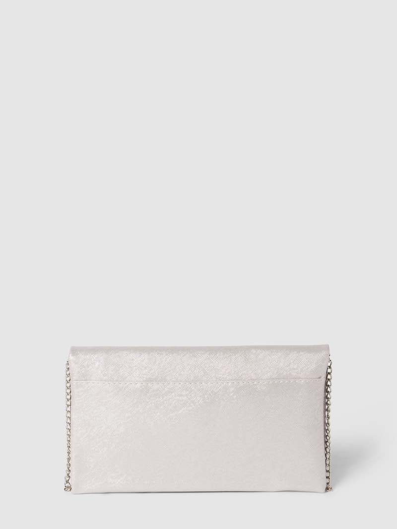 Handtasche mit Effektgarn in metallic rosa meliert