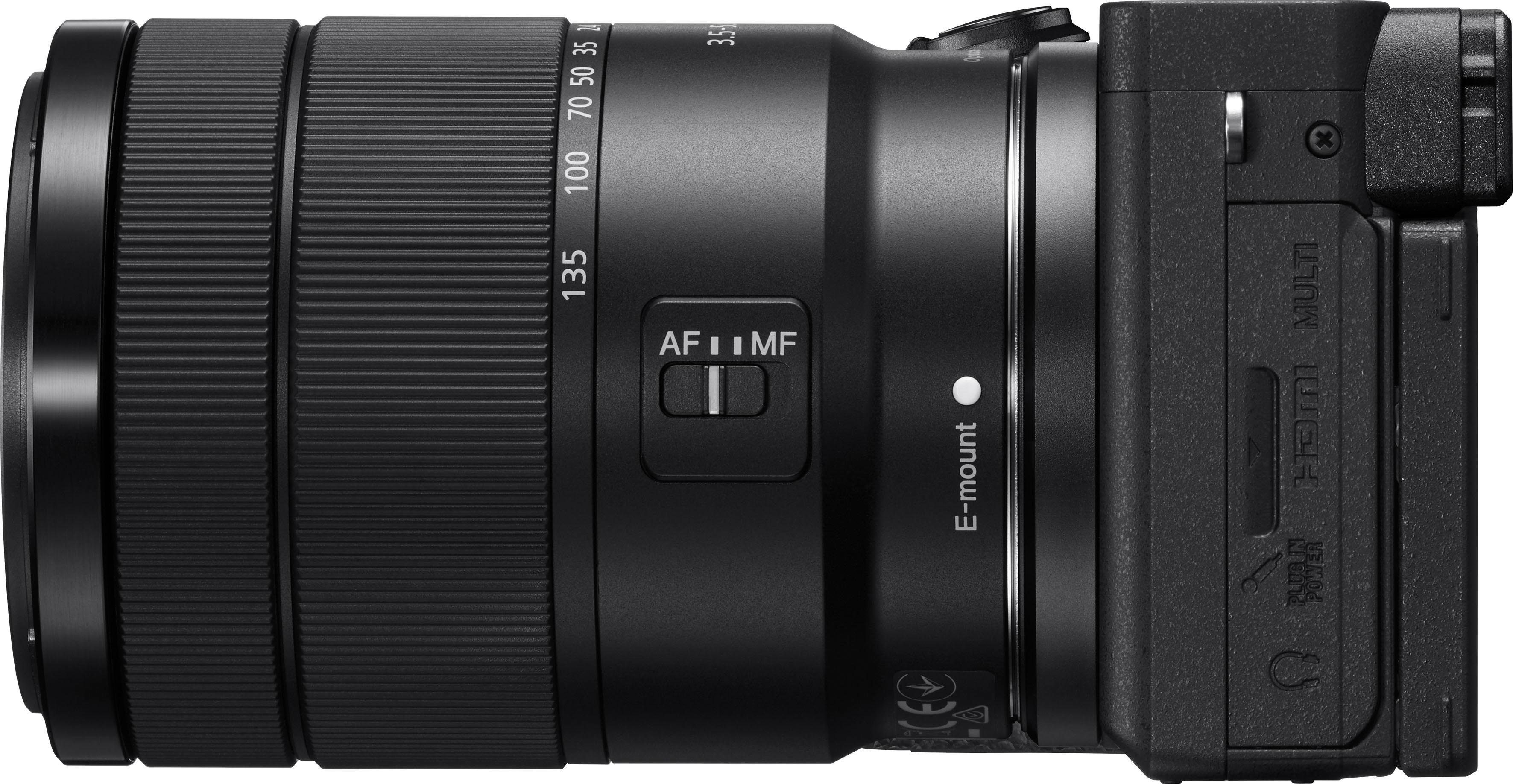 Sony Alpha 6600 + SEL18135 Systemkamera (SEL18135, 24,2 MP, Bluetooth, NFC, WLAN (Wi-Fi)