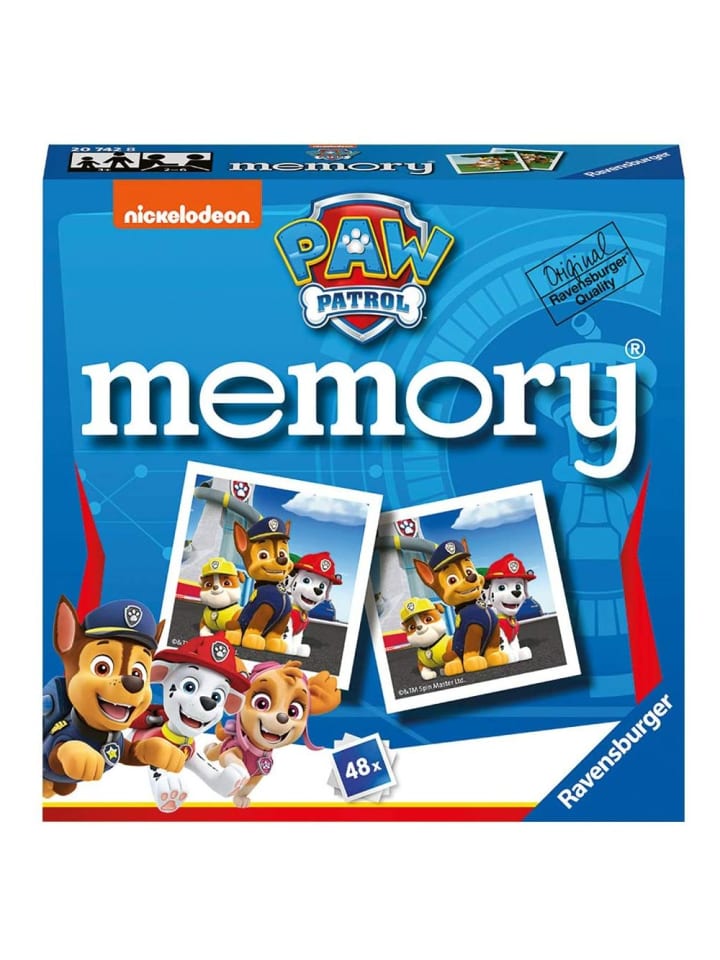 Paw Patrol Mini Memory® | Paw Patrol | 48 Karten | Ravensburger | Legespiel günstig kaufen onesize