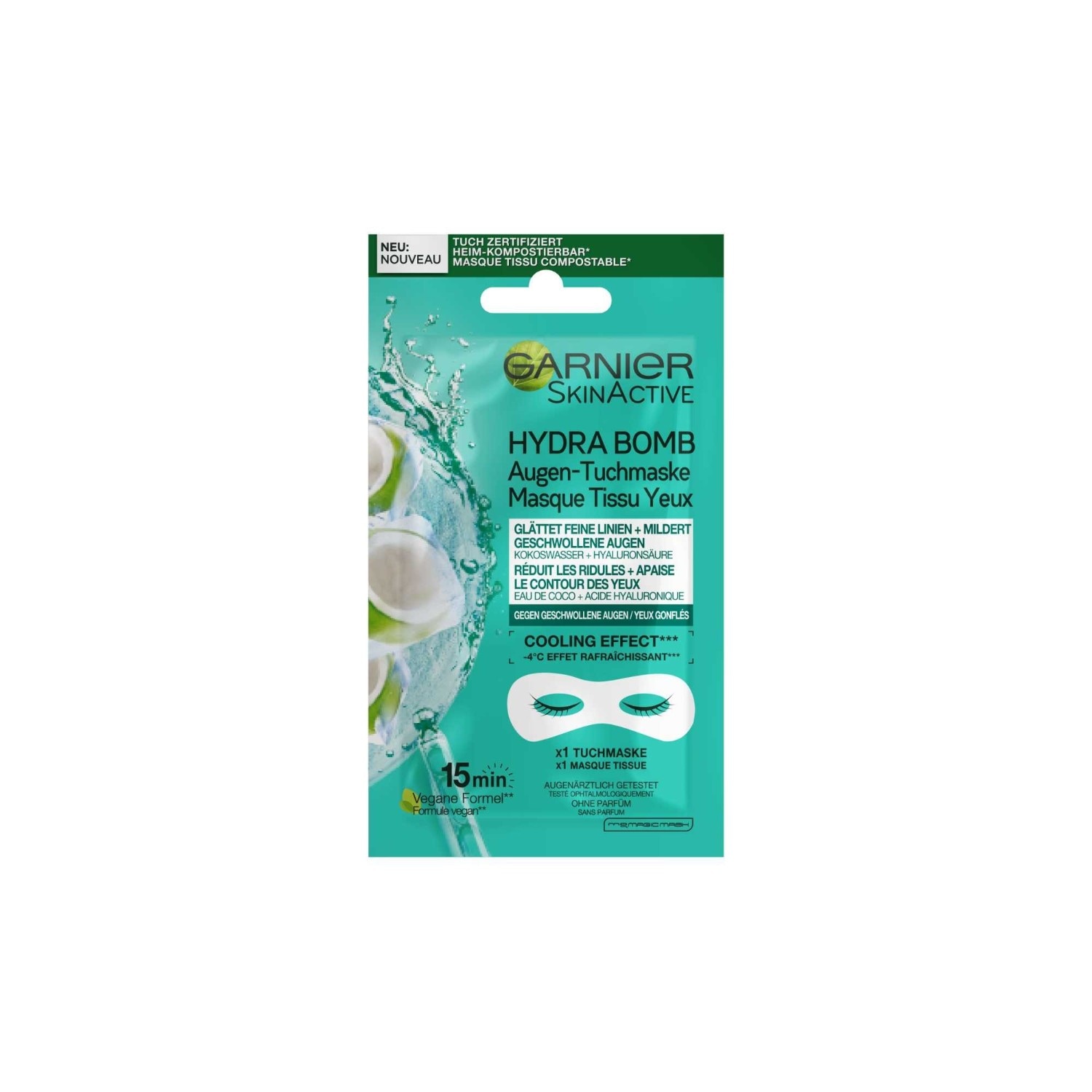 Garnier Collection 7 Maschere in Tessuto per Viso e Occhi