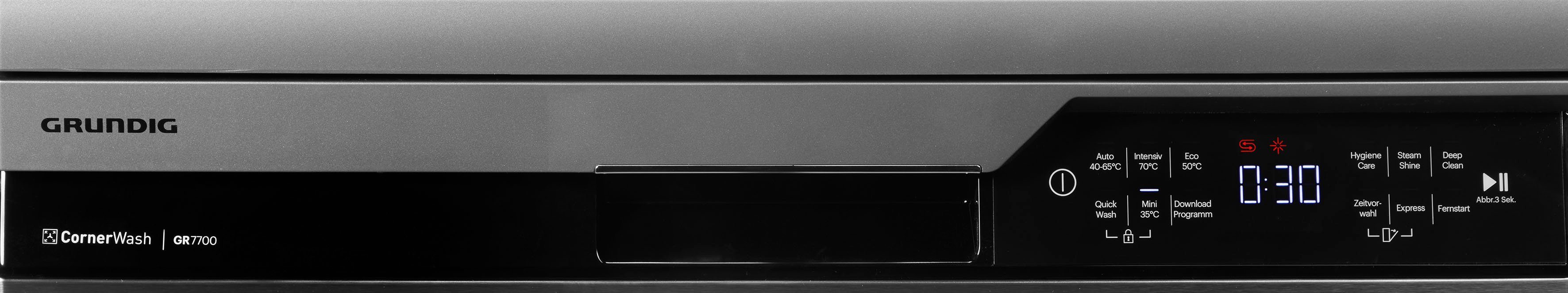 Grundig Standgeschirrspüler, GNFP4540XBW, 16 Maßgedecke