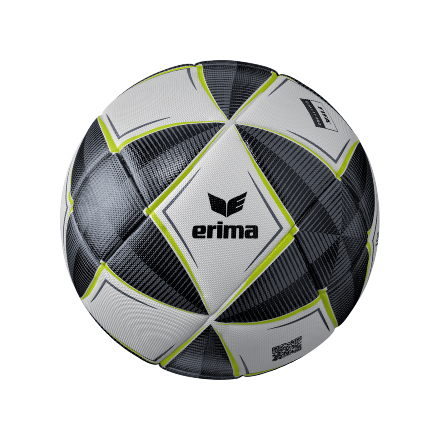 Erima Senzor-Star Match Spielball Schwarz Grau
