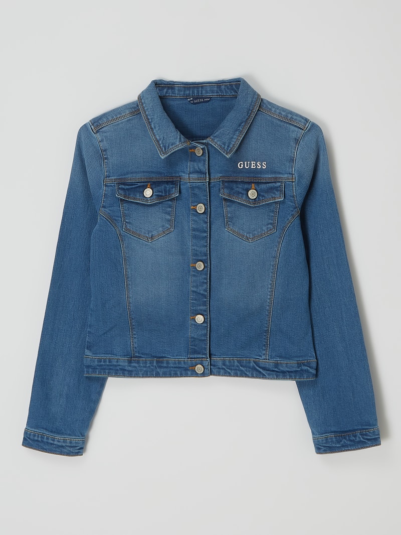 Jeansjacke mit Stretch-Anteil in jeans