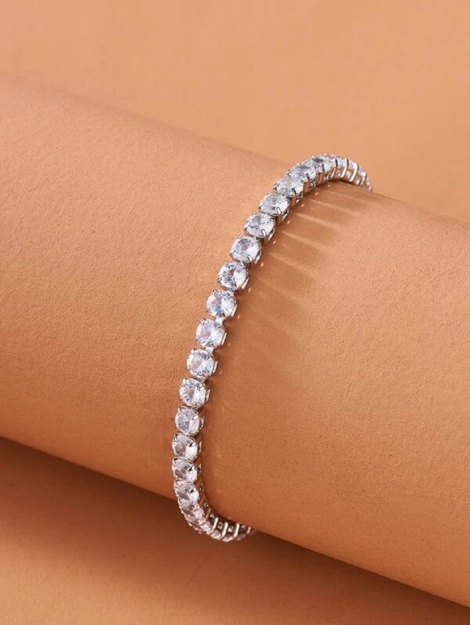 ENGELSINN Armband Schmuck Aura Silberkristall Silber Diamant Zirkonia inkl. Geschenkbox (1-tlg), Valentinstagsgeschenk Hochzeit Schmuck