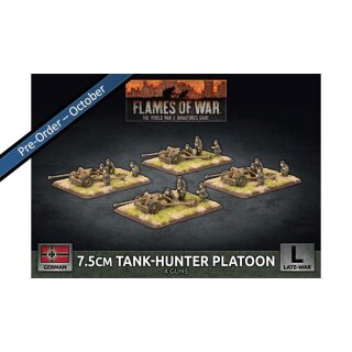 7.5cm Tank Hunter Platoon (x4 Plastic)