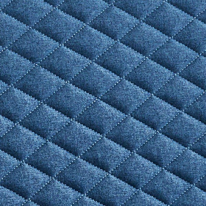 INTER-FURN Esszimmerstuhl Meran (Set, 2 St), 2er Set, Metallbeine, gesteppte Sitzfläche, Polyester, Sitzhöhe: 46 cm