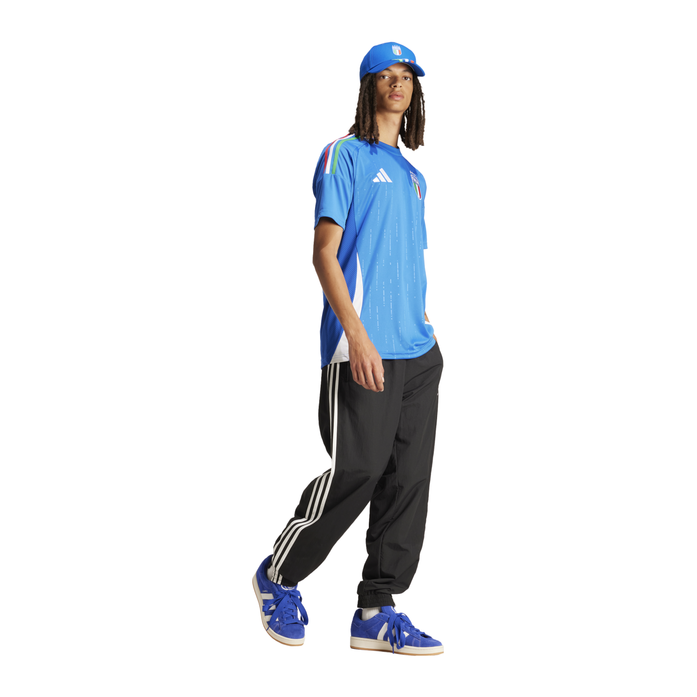adidas Italien Trikot Home EM 2024 Blau