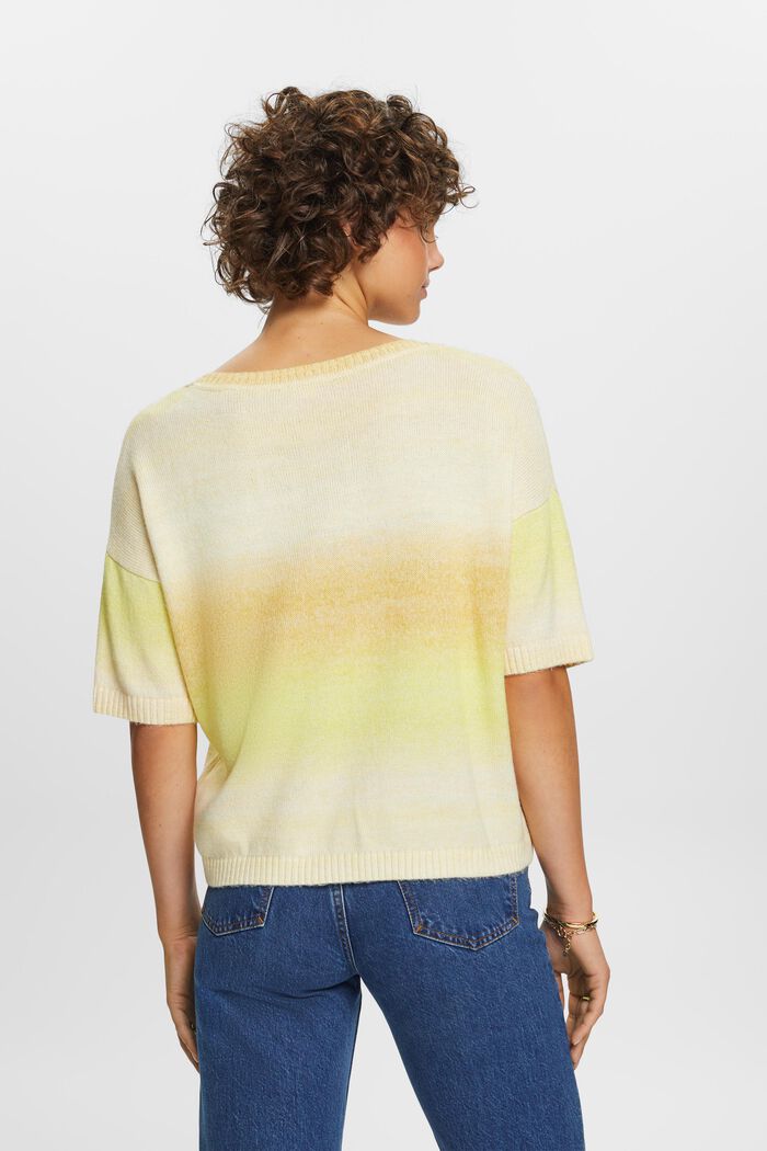Kurzärmliger Pullover, Baumwollmix