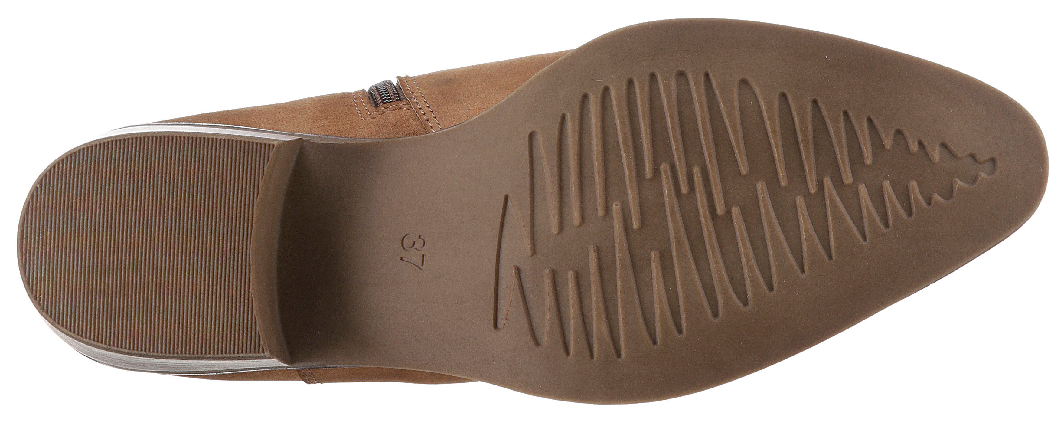 MARCO TOZZI Westernstiefelette im dezenter Stickerei