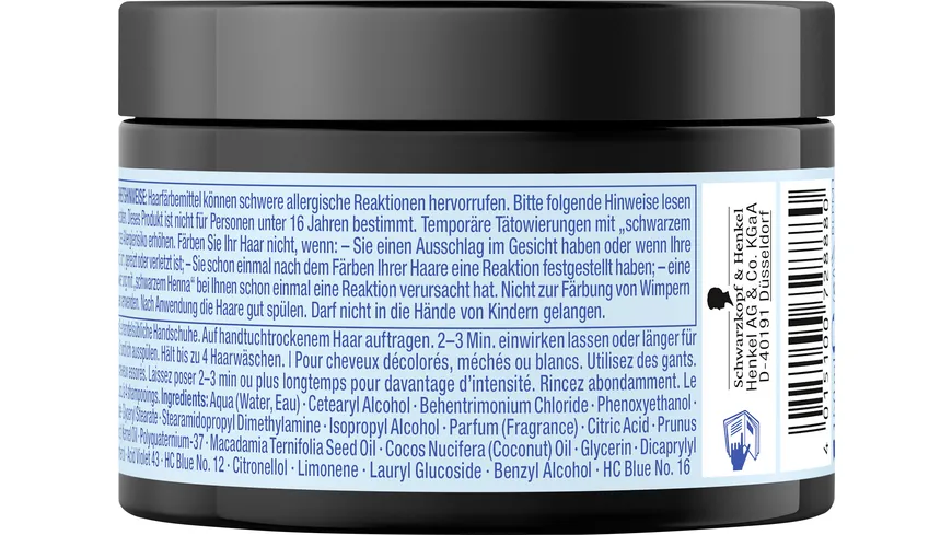 Schwarzkopf Blonde Purple Mask Anti-Gelbstich Effekt Haarmaske 150 ml