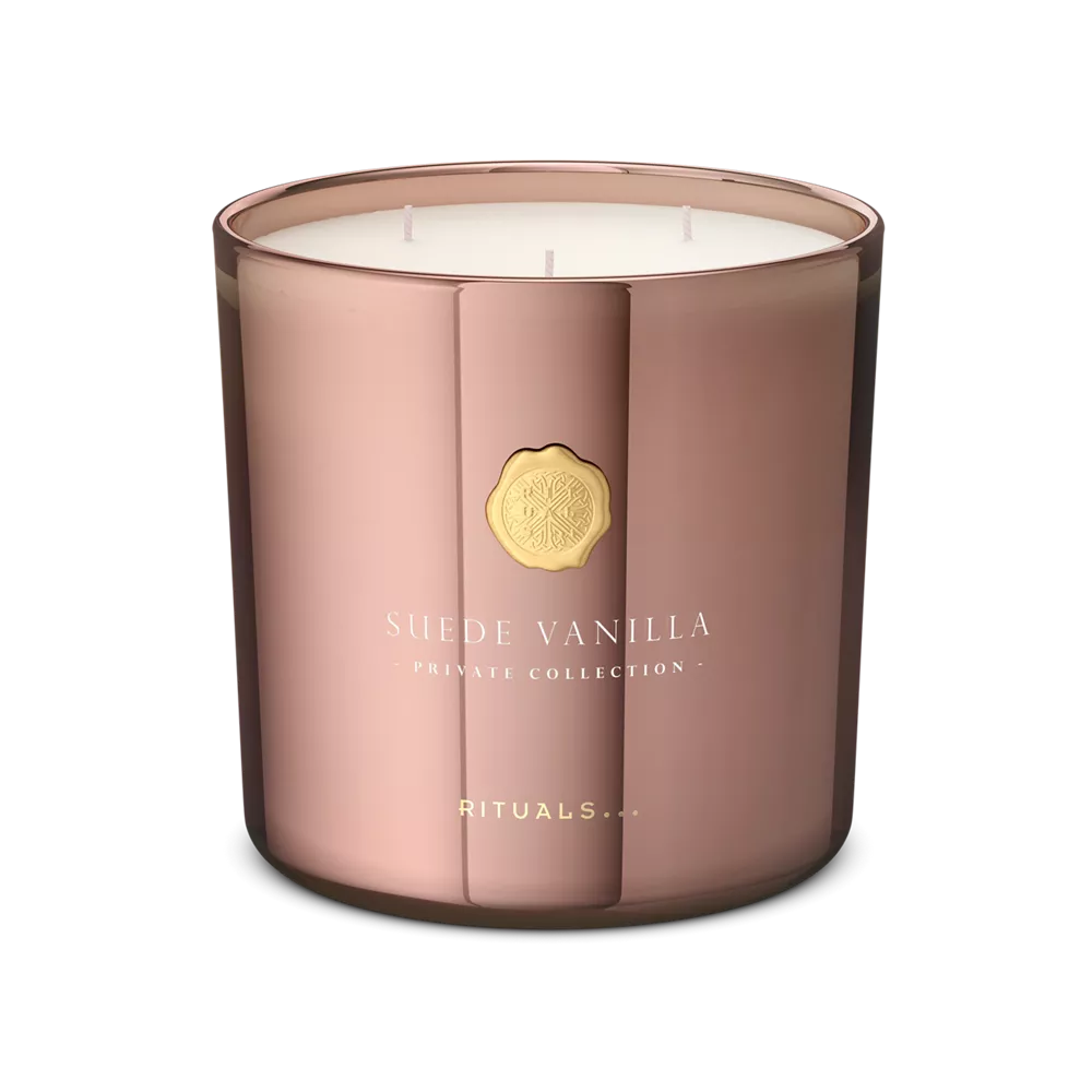 Bougie parfumée de luxe Private Collection Medium Suede Vanilla, 1000 g