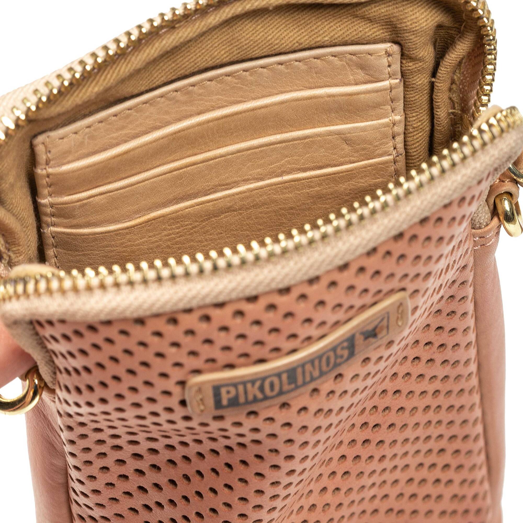 Damska torebka typu crossbody - PEACH