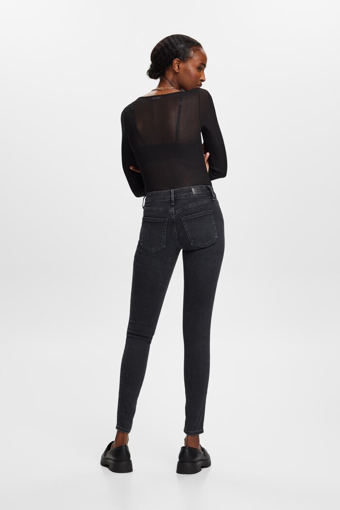 Skinny Jeans mit mittlerer Bundhöhe