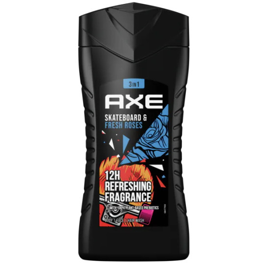 Axe Duschgel Skateboard & Fresh Roses 3in1 250ML