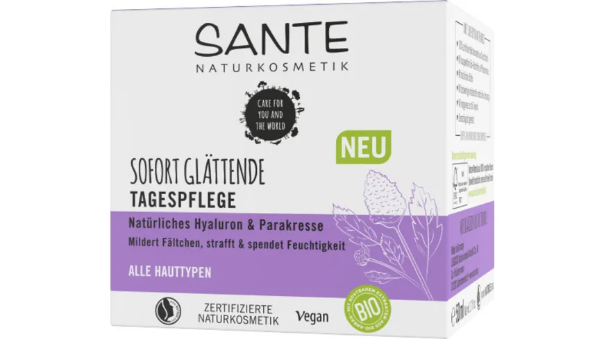 SANTE Tagespflege sofort glättend 50 ml