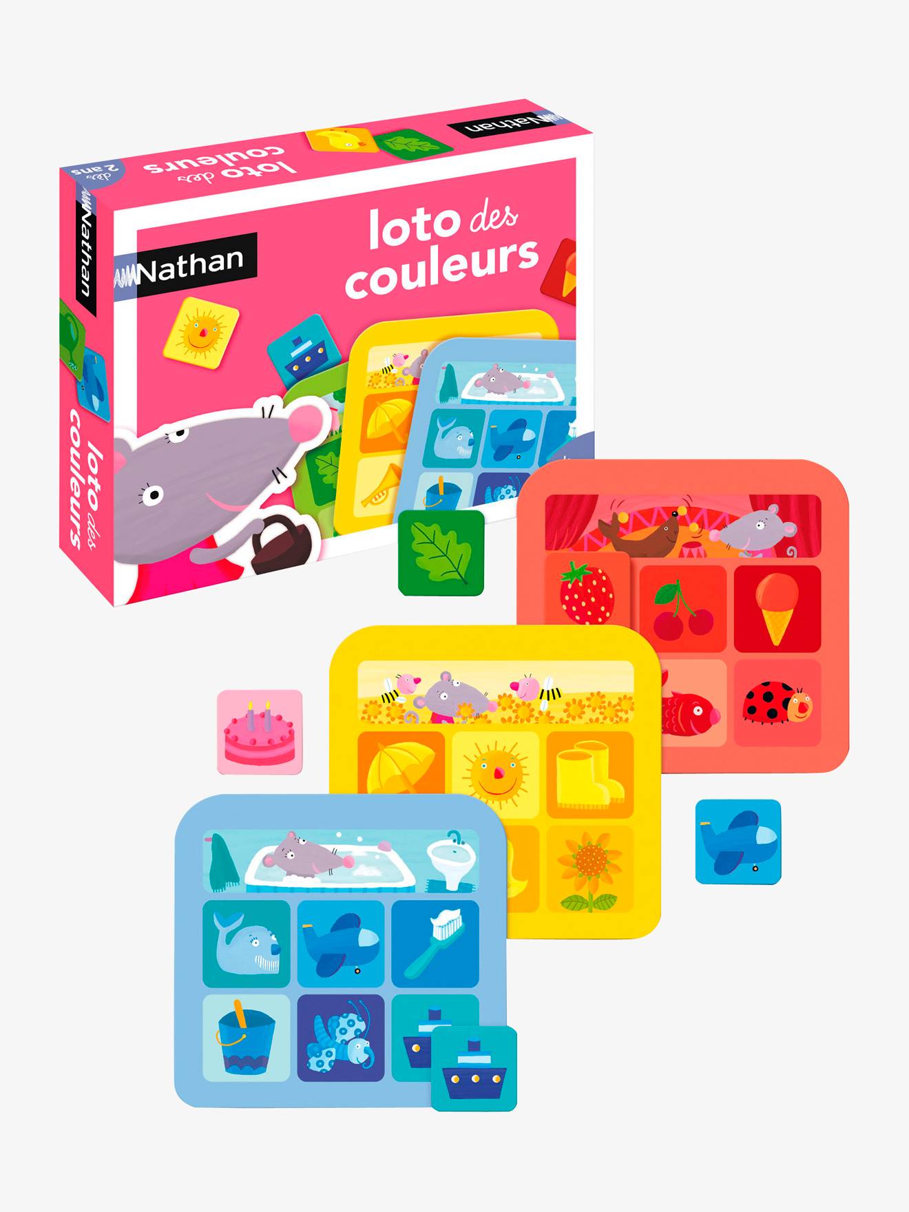Loto des couleurs NATHAN multicolore