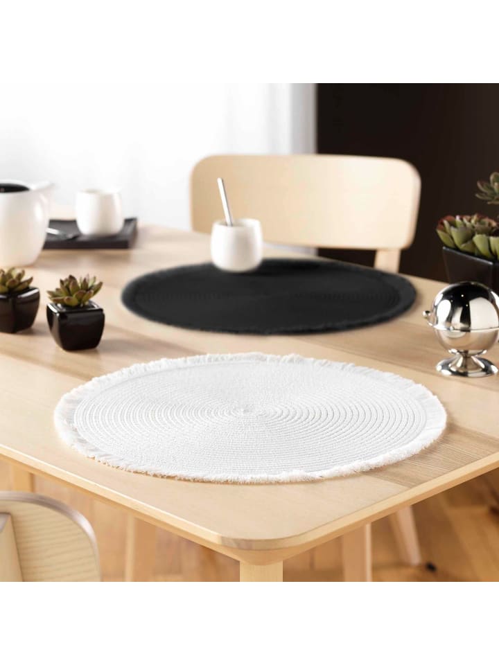 Douceur d’Intérieur Platzset in schwarz günstig kaufen onesize